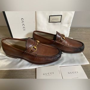 Gucci men’s Horsebit loafers